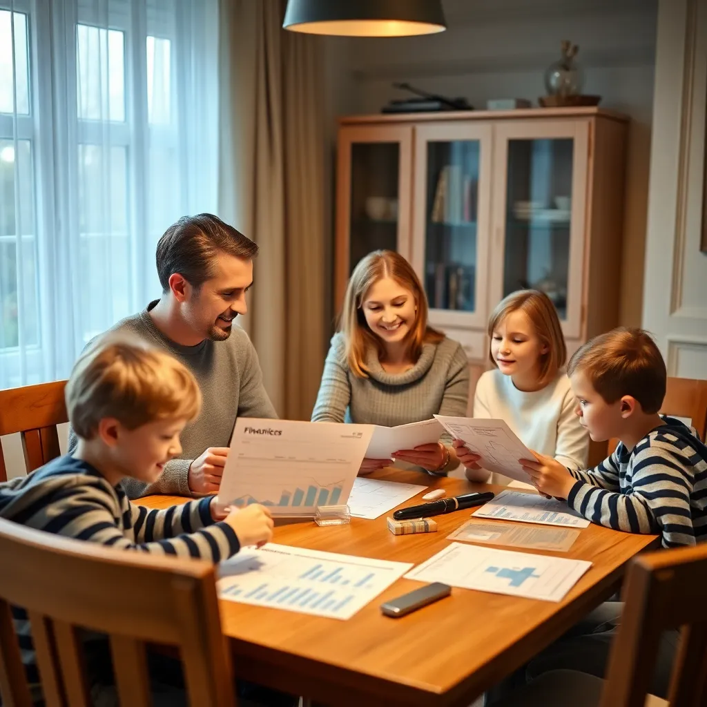 Nederlandse vrouw gebruikt budgetapp op smartphone en tablet