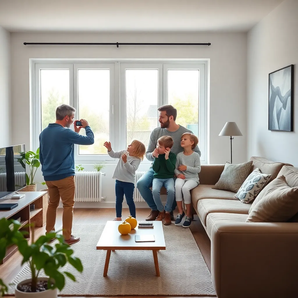 Nederlands gezin bespreekt financiën aan keukentafel met laptop en documenten