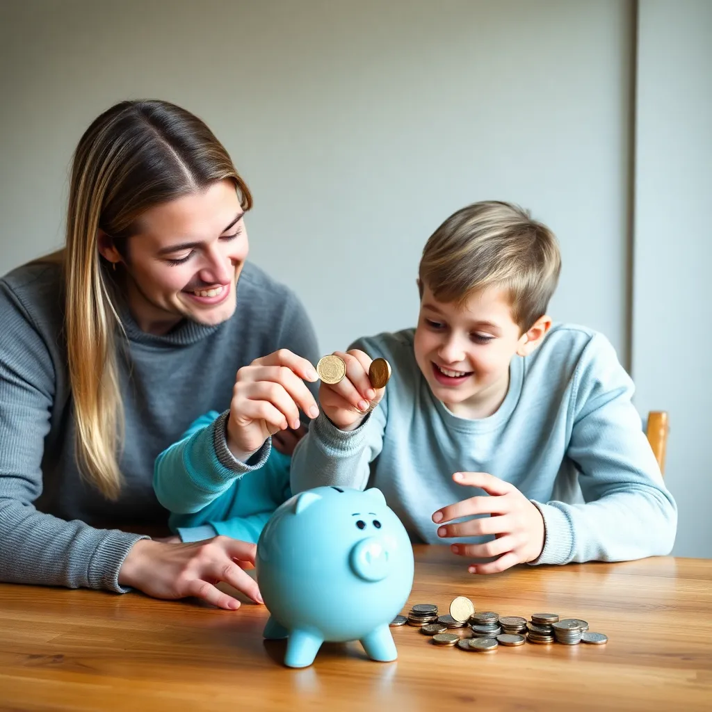 Nederlands gezin bespreekt pensioenplanning aan keukentafel met documenten