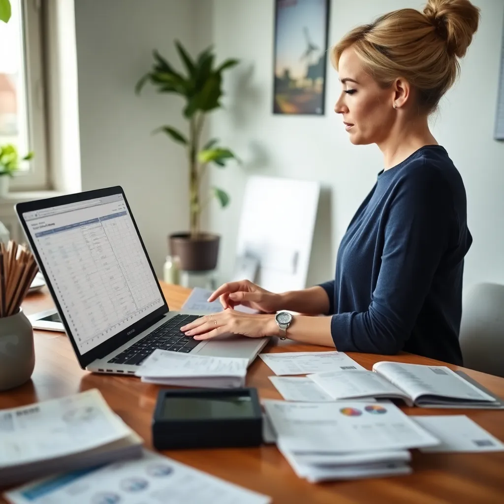 Nederlandse tiener die met ouder financiële app bekijkt op tablet